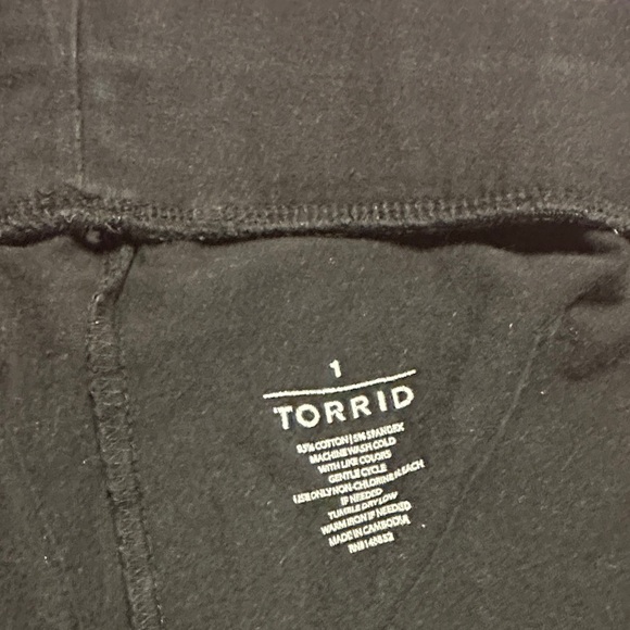 Torrid Black Women's Leggings - Picture 2 of 2